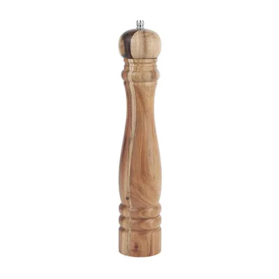 Produktbild von Pfeffermühle NATURE natur braun aus Akazienholz Gewürzmühle Holz H32cm