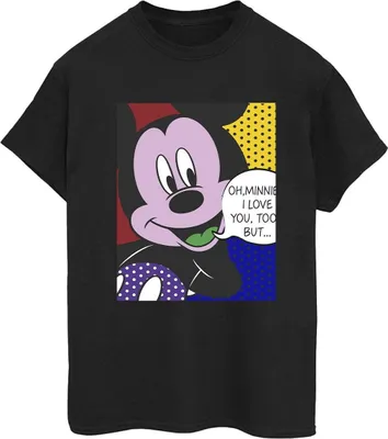 Produktbild von Disney - "Oh" T-Shirt für Damen BI38985 (M) (Schwarz)