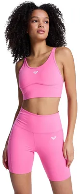 Productafbeelding van Roxy technische shorts, model "Heart Into It" biker, voor dames, roze