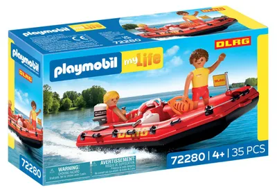 Image de PLAYMOBIL My Life : Bateau de sauvetage - 72280
