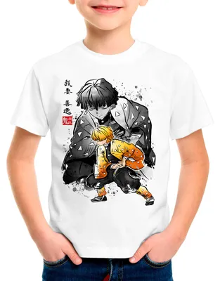 Produktbild von style3 Zenitsu Sumi-E Kinder T-Shirt anime japan manga