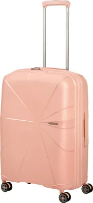 Produktbild von American Tourister Trolley Starvibe Spinner 67 / 24 EXP TSA Peach rosa 65cm