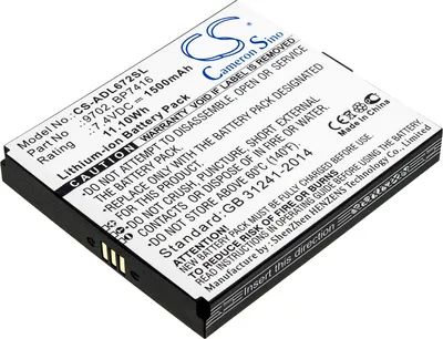 Immagine prodotto di TECHTEK Batteria compatibile con [Additel] 672, ADT 672 sostituisce 9702, per BP7416