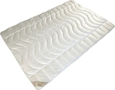 Produktbild von Traumschlaf Leinen Steppbett mit Bio-Bezug leicht, Füllung: 60% Leinen 40% Baumwolle 135x200 cm