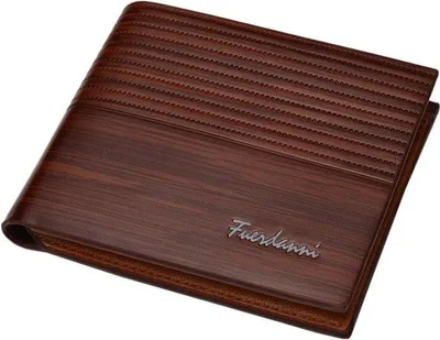 Image de Portefeuille de luxe - Cuir synthétique - Marron clair