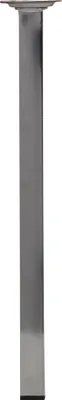 Image de Pied table basse carré HETTICH fixe acier chromé gris