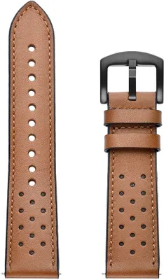 Produktbild von Tech-Protect Leder Samsung Galaxy Watch 4 / 5 / 5 Pro / 6 / 7 / Fe Braun