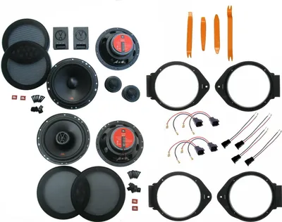 Produktbild von JBL Lautsprecher Set Tür vorne hinten für Opel Meriva B Bj 10-17 Bügel 510 W