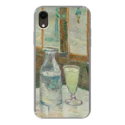 Produktbild von MuchoWow® Handyhülle Schutzhülle Hülle für iPhone XR Couchtisch mit Absinth - Vincent van Gogh Silikon Softcase Handy Hülle - Schutzdeckel