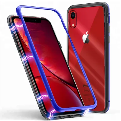 Produktbild von Apple iPhone XS Max Magnet Bumper Blau