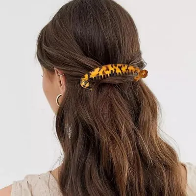 Produktbild von 3 große Bananenspangen für Damen im Vintage-Stil – rutschfeste Haarclips für dickes Haar und Pferdeschwänze