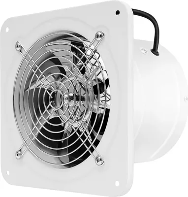Produktbild von Abluftventilator - Industrieventilator - 15 cm - 40 W - 2600 U/min - AC - Metall (Eisen, Kupfer) - Weiß