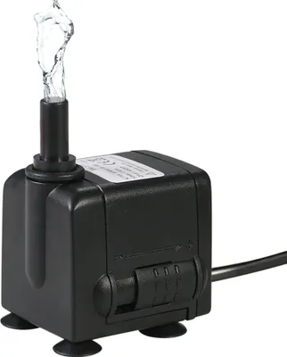 Produktbild von 450L / H 6W Tauchwasserpumpe fuer Aquarium Tabletop Brunnen Teich Wasser Gaerten und Hydroponik Systeme mit 2 Duesen AC220-240V