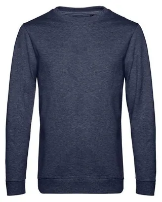 Produktbild von B&C - Sweatshirt für Herren angesetzte Ärmel FK146 (3XL) (Marineblau meliert)