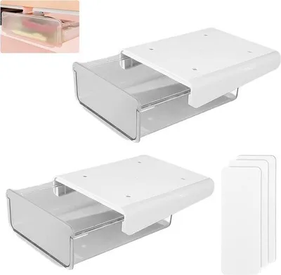 Produktbild von Klebende Schubladen Organizer 20x17x72cm Kunststoff Büro