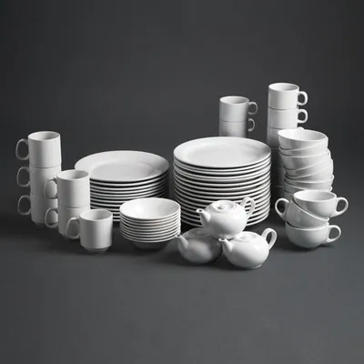 Produktbild von Olympia Whiteware Teetassen 20cl (12 Stück)