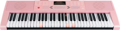 Produktbild von Beleuchtete Tasten mit Mikrofon LK-6120-MIC, rosa