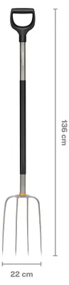 Immagine prodotto di Fiskars Forca per letame Ergonomica 4 pz