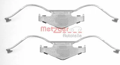 Produktbild von METZGER 109-1297 Zubehörsatz Scheibenbremsbelag Vorne für OPEL Vectra C Caravan (Z02) Vectra C Limousine (Z02) Signum CC (Z03) Vectra C CC (Z02)