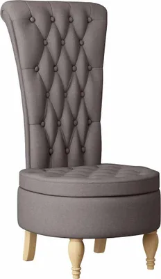 Obrázok produktu pre vidaXL Kreslo Taupe 56,5 x 70 x 110 cm látka