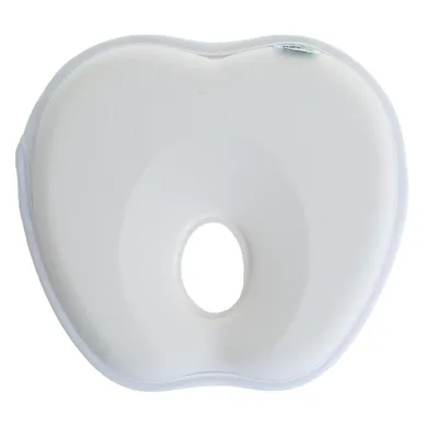 Produktbild von Babyjem Babykissen gegen Flachkopf – Ergonomisches Neugeborenen-Babykopfkissen (Weiß)