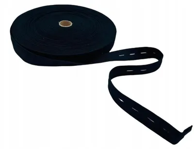 Obrázek produktu pro Knoflíková guma elastická černá 21 mm 25 m