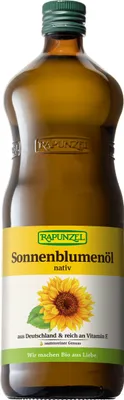 Produktbild von Rapunzel  Sonnenblumenöl nativ, 1 l