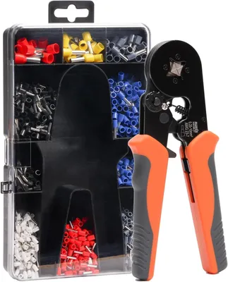 Krimpset 0,25–10 mm² mit 770 Aderendhülsen, Ratsche