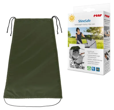 Productafbeelding van Reer ShineSafe zonnescherm | UV-bescherming (UPF 80+) | universeel geschikt voor kinderwagens