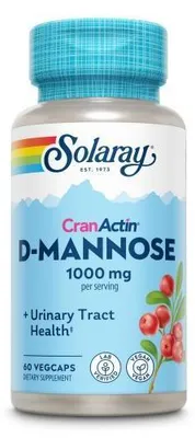 Produktbild von D-Mannose Mit Cranactin Solaray Kapseln 60 St