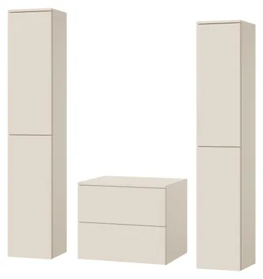 Zdjęcie produktu dla Zestaw łazienkowy szafka +2 słupki Color Macadamia (2S60+2D160 X2)