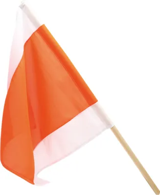 Produktbild von Dönges Warnflagge, 50 x 50 cm (Signalflagge Signalfahne Warnfahne)