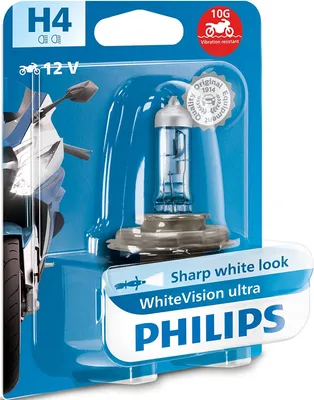 Immagine prodotto di Philips WhiteVision Ultra Moto H4 PX26d 12 V 55 W (1 blister)