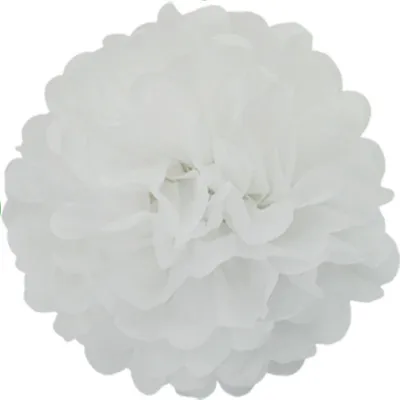 weiß Papier Pompons