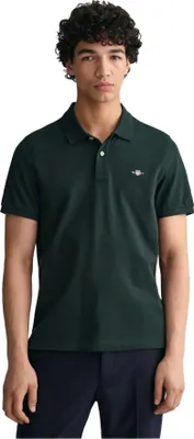 Produktbild von Gant Reg Shield Kurzarm-poloshirt Grün M Mann Grün M