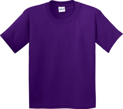 Produktbild von Gildan Kinder T-Shirt mit Rundhalsausschnitt, kurzärmlig BC485 (L) (Lila)
