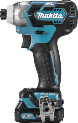 Produktbild von Makita TD111DSAJ, Schlagschrauber, Schwarz, Blau, 1/4", 135 Nm, 1600 RPM, 3900 RPM