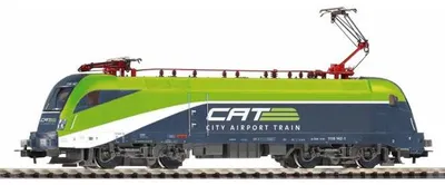 Produktbild von PIKO Rh 1116 CAT ÖBB VI + 8pol. Dec., Zugmodell, Junge/Mädchen, 14 Jahr(e), Gelb, Modelleisenbahn/Eisenbahn, AC