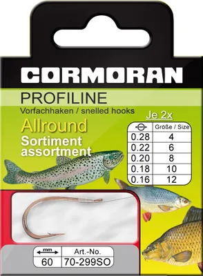 Produktbild von CORMORAN PROFILINE Allroundhaken Sortiment, 60cm, 70-299SO