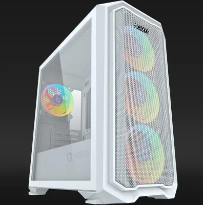 Produktbild von Aqirys Wezen Midi Tower Weißes Gehäuse