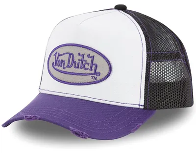 Produktbild von Von Dutch Trucker Cap Classic white/violette