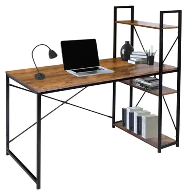Zdjęcie produktu dla Biurko Industrialne Loft Trosa Rustic Postarzany Dąb