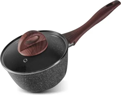 Immagine prodotto di Pentolino MagicHome Black Marble Line, con coperchio in vetro, 16 cm