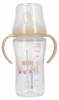 Productafbeelding van NUK Perfect Match babyfles, 260 ml, gemaakt van PP, met aapmotief