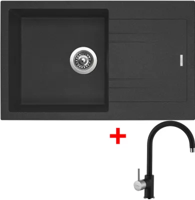 Obrázek produktu pro Sinks LINEA 780 Granblack + Vitalia GR
