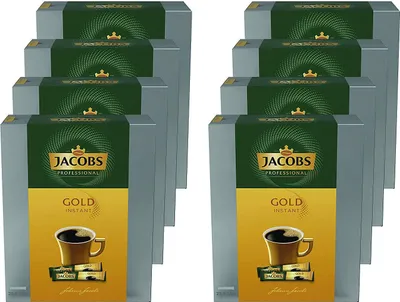 Obrázek produktu pro JACOBS Professional rozpustná káva Gold rozpustná káva instantní káva 8 x 25 tyčinek