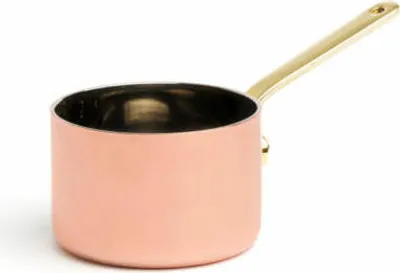 Productafbeelding van Comas Mini-sauspan Gourmet, dubbelwandig, steelpan, roestvrij staal, koper, koperkleurig, 7 cm, 7491