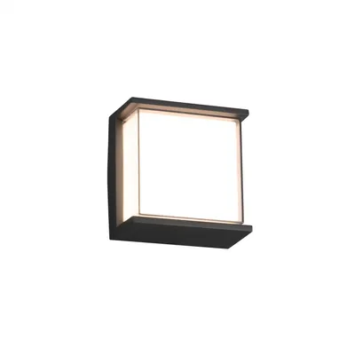 Produktbild von Faro 71274, Wandbeleuchtung für den Außenbereich, Dunkles Grau, Aluminium, IP65, I, 10 W
