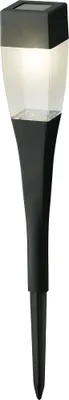 LED Solar Außenleuchte 27,5cm Kunststoff Schwarz Warmweiß