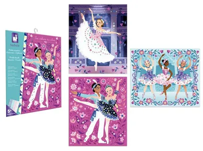 Productafbeelding van Janod Parelstickers Danser - creatieve knutselset speelgoed